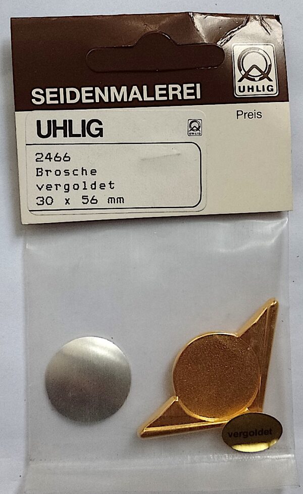 Uhlig Brosche Dreieck 30x56 mm