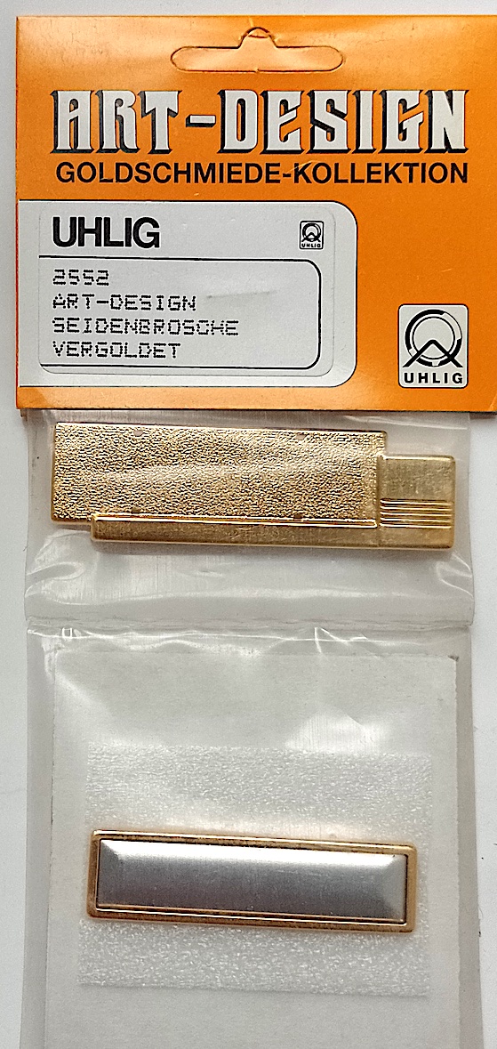 Uhlig Art-Design Brosche Rechteck 70x20 mm