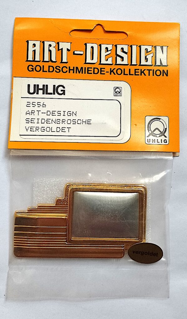 2556 Uhlig Art-Design Brosche Rechteck 65x40 mm