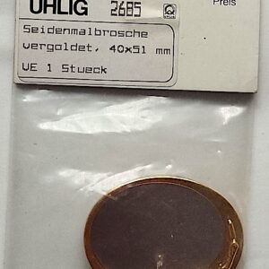 2685 Uhlig Brosche oval 40x51 mm