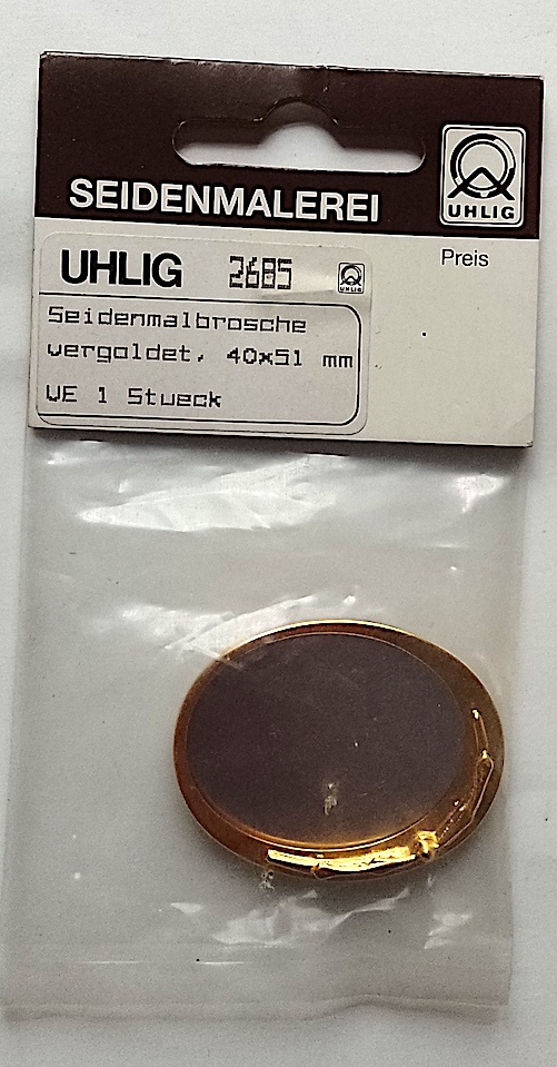 Uhlig Brosche oval 40x51 mm