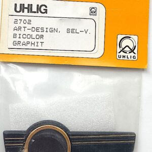 Uhlig Art-Design, Bel-Vetro Brosche vergoldet 75x30 mm