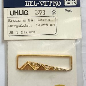 Uhlig Bel Vetro Brosche Rechteck 14x55 mm