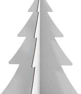 3D-Karton-Tannenbaum weiss 3 D Karton Tannenbaum