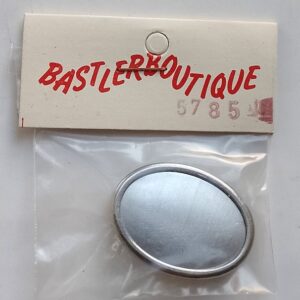 Uhlig Brosche vernickelt 25x35 mm