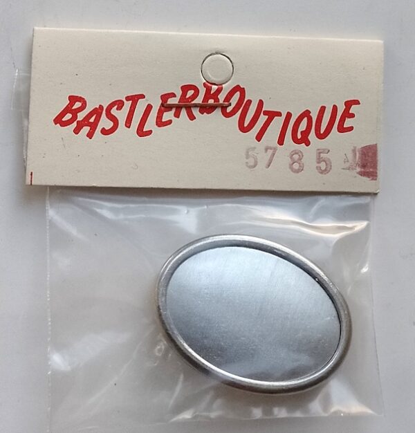 Uhlig Brosche vernickelt 25x35 mm