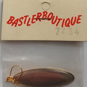 Uhlig Ohrhänger vergoldet oval 15x45 mm