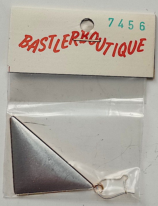 7456 Uhlig Ohrhänger Dreieck vergoldet 25x50 mm