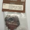 Brosche, Anhänger Viereck 40x40 mm Rahmen vernickelt mit Kette