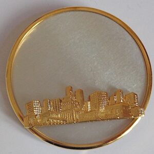 Brosche Skyline 55 mm