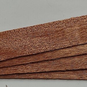 Holzfurniere braun gebeizt 18x2,3x0,2 cm