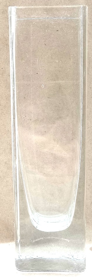 Glasvase 7,5x7,5x18 cm
