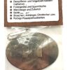 Gürtelschliesse vernickelt mit Metallscheibe 52x72 mm