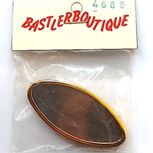 Brosche Haarspange vergoldet 25x55 mm