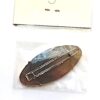 Brosche Haarspange vergoldet 15x45 mm