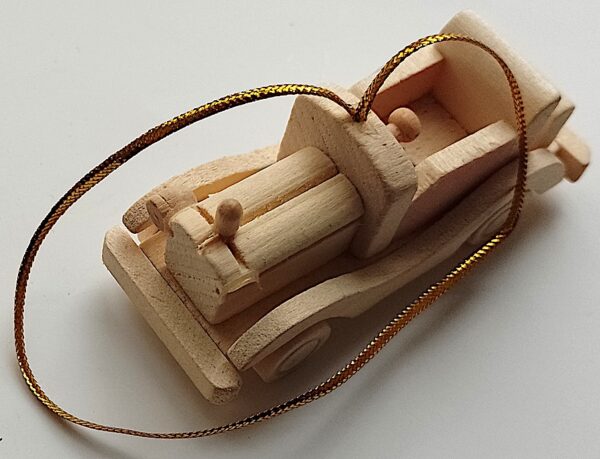 Holzanhänger Oldtimer 7 cm