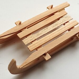 Holz Rodel 9 cm
