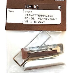 Krawattenhalter vernickelt 15x55 mm