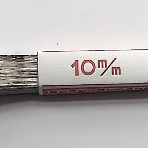 Lahnband silber 10 mm, 5 m
