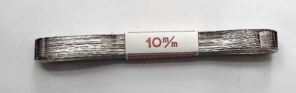 Lahnband silber 10 mm, 5 m