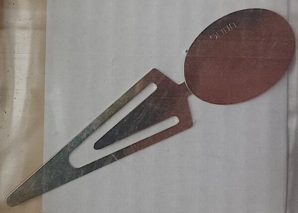 Lesezeichen oval2 Lesezeichen vernickelt 25x35 mm