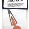 Lesezeichen vernickelt 25x90 mm