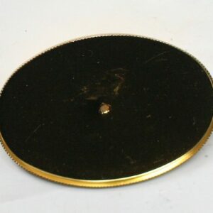 Brosche für Knetmasse Messing oval 55x42 mm