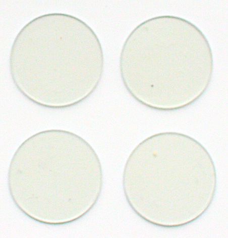Plastikscheibe rund 30 mm, 4 Stück