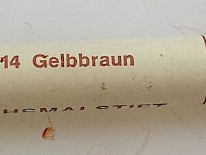 Stockmar Wachsmalstift gelbbraun Nr. 14