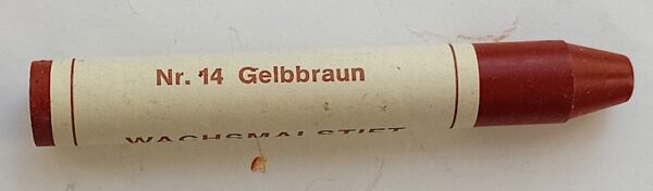 Stockmar Wachsmalstift gelbbraun Nr. 14