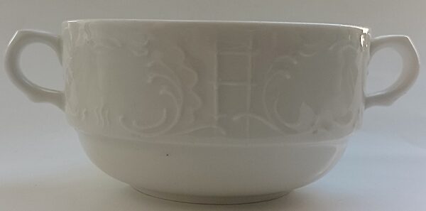Suppe Zürich Porzellan Suppenschüssel Menutt weiss 10x5,4 cm