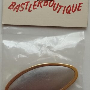 Uhlig Brosche Haarspange vergoldet 25x55 mm