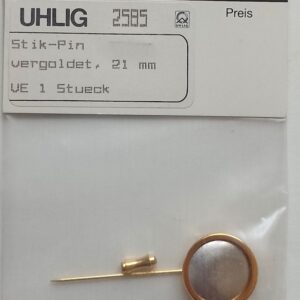 Uhlig Steckpin vergoldet 20x60 mm