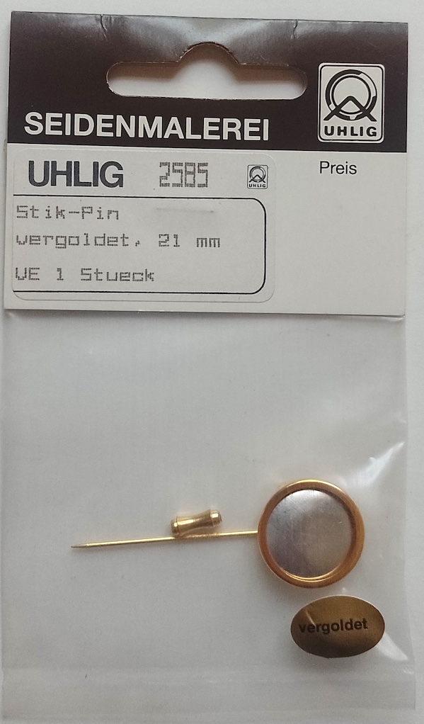 Uhlig Steckpin vergoldet 20x60 mm