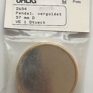 Uhlig Pendel rund mit Glasscheiben Durchmesser 57 mm