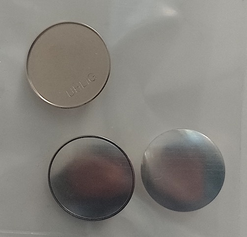 Uhlig Ohrclips rund vernickelt 20 mm