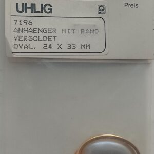 Uhlig Anhänger vergoldet 24x33 mm