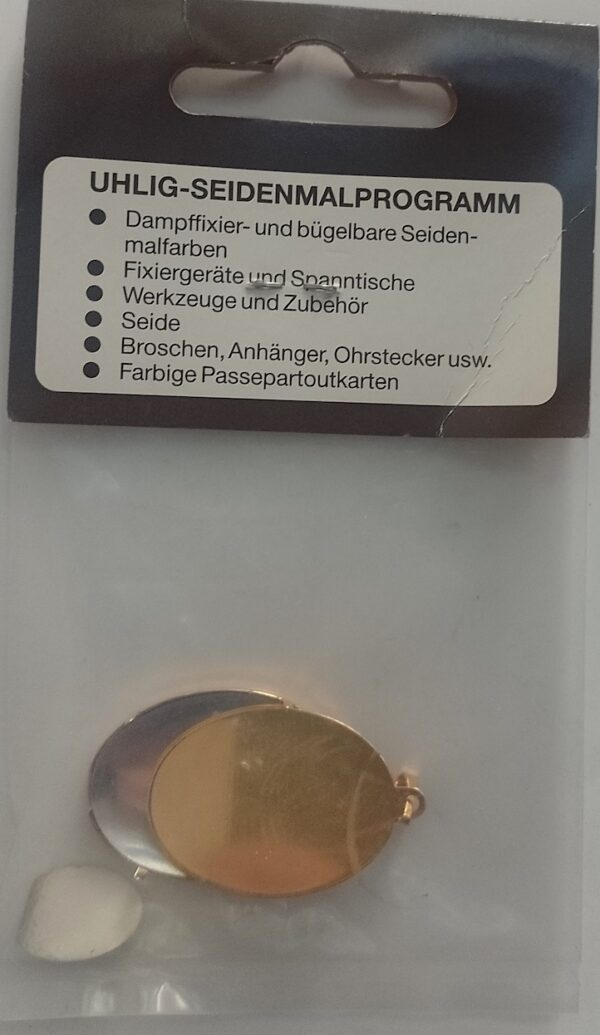 Uhlig Anhänger vergoldet 24x33 mm