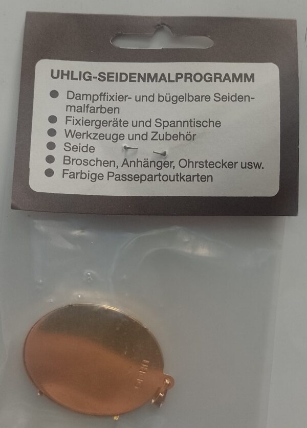Uhlig Anhänger vergoldet 29x39 mm